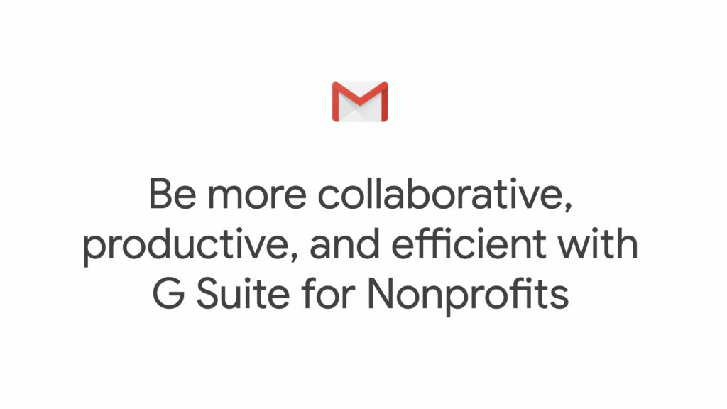 G Suite for Nonprofits